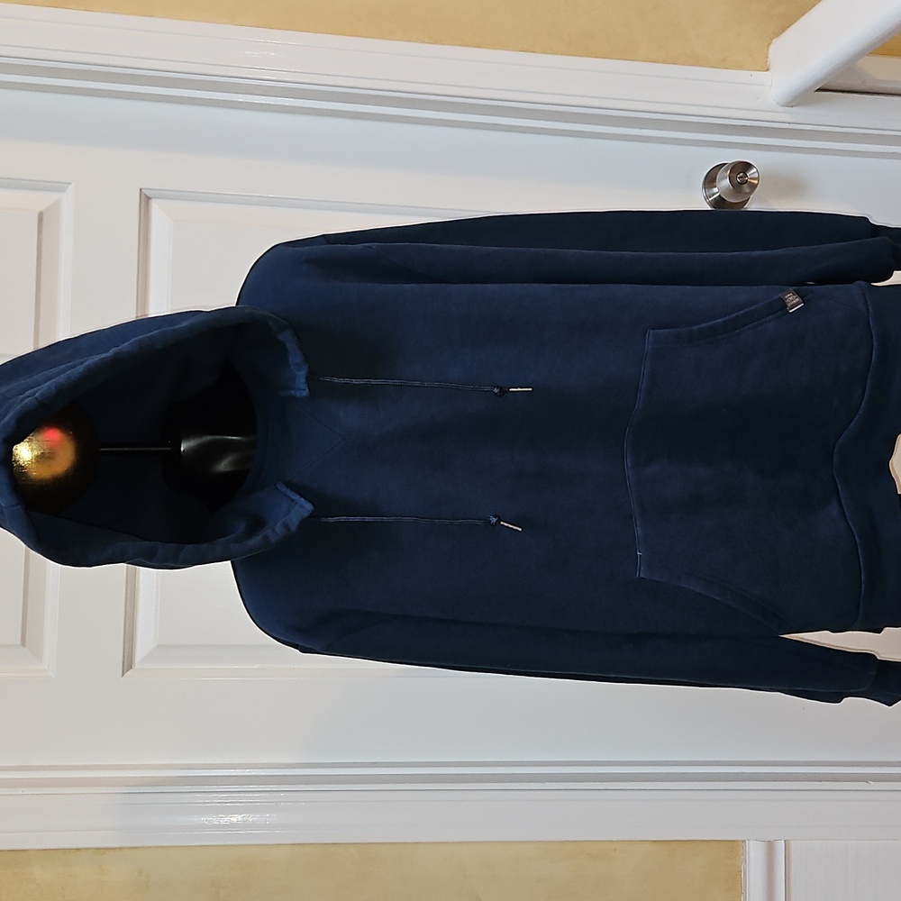 FLAG & ANTHEM HIPPIE COWBOY Men's Blue Hoodie - M